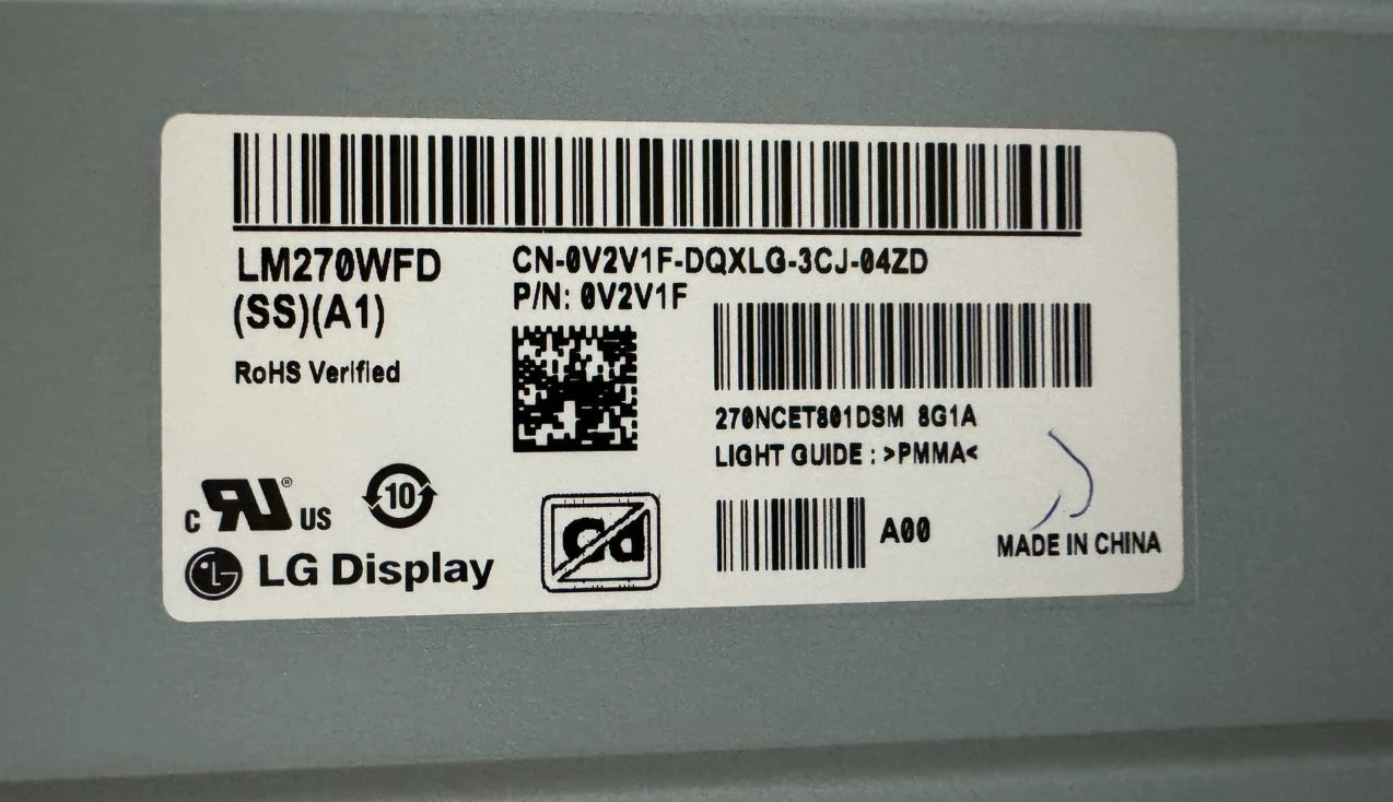 Original LG LM270WFD-SSA1 Screen 27" 1920*1080 LM270WFD-SSA1 Display