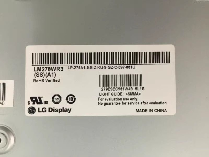 Original LM270WR3-SPA1 LG Screen 27" 3840*2160 LM270WR3-SPA1 Display