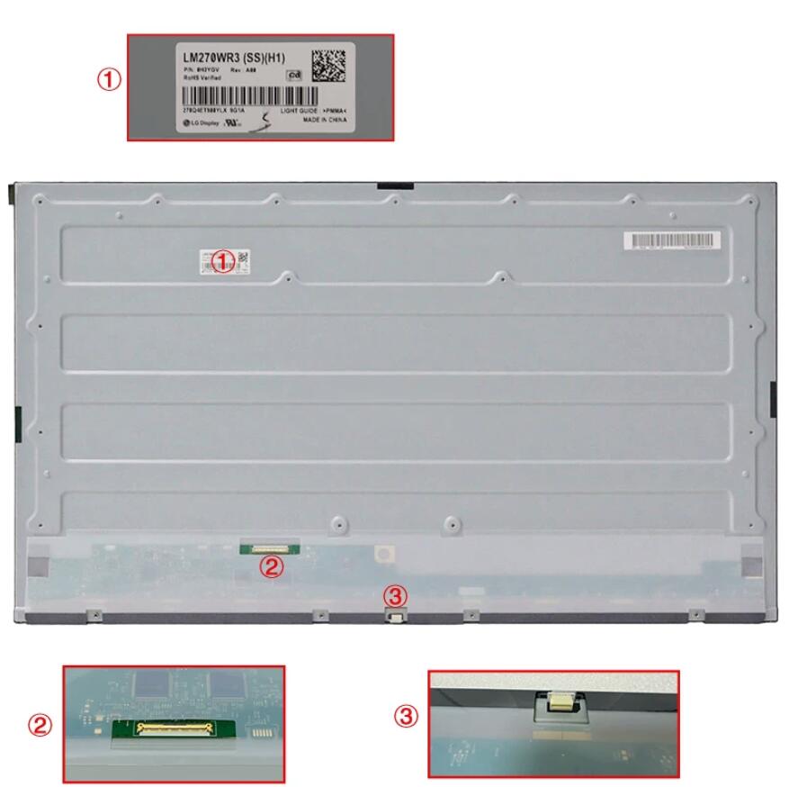 Original LG LM270WR3-SSH1 Screen 27" 3840*2160 LM270WR3-SSH1 Display$225.98