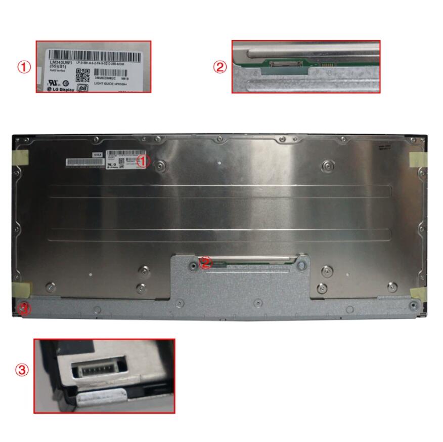 Original LM340UW1-SSB1 LG Screen 34.0" 3440*1440 LM340UW1-SSB1 Display