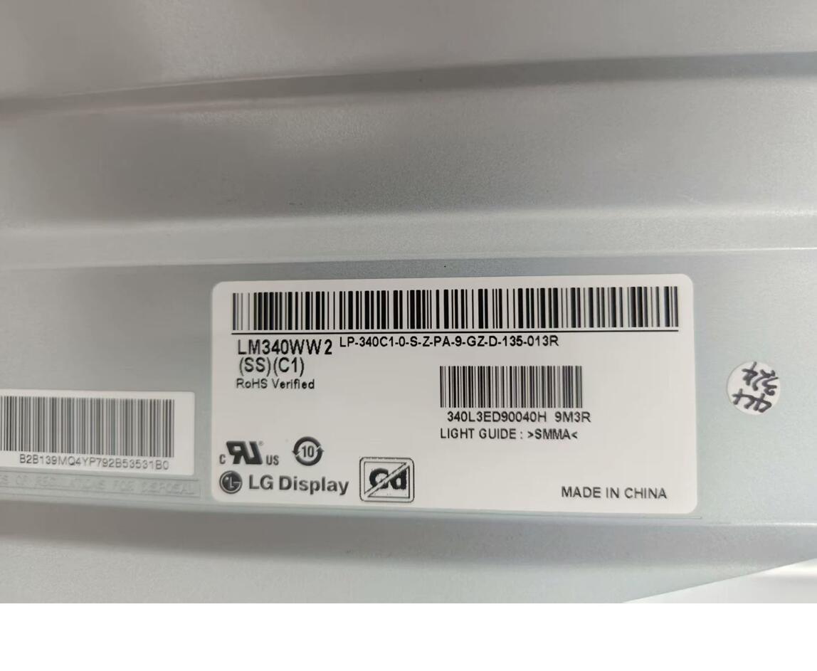 Original LG 34-Inch LM340WW2-SSC1 LCD Display 2560×1080 Industrial Screen
