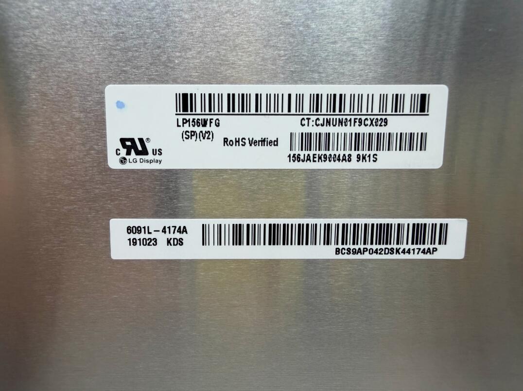 Original LP156WFG-SPV2 LG Screen 15.6" 1920*1080 LP156WFG-SPV2 Display