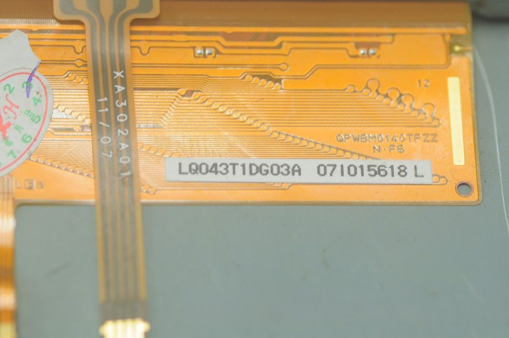 New LQ043T1DG03 Complete LCD Screen Display with Touch Screen Digitizer Replacement for Garmin Nuvi 650 660