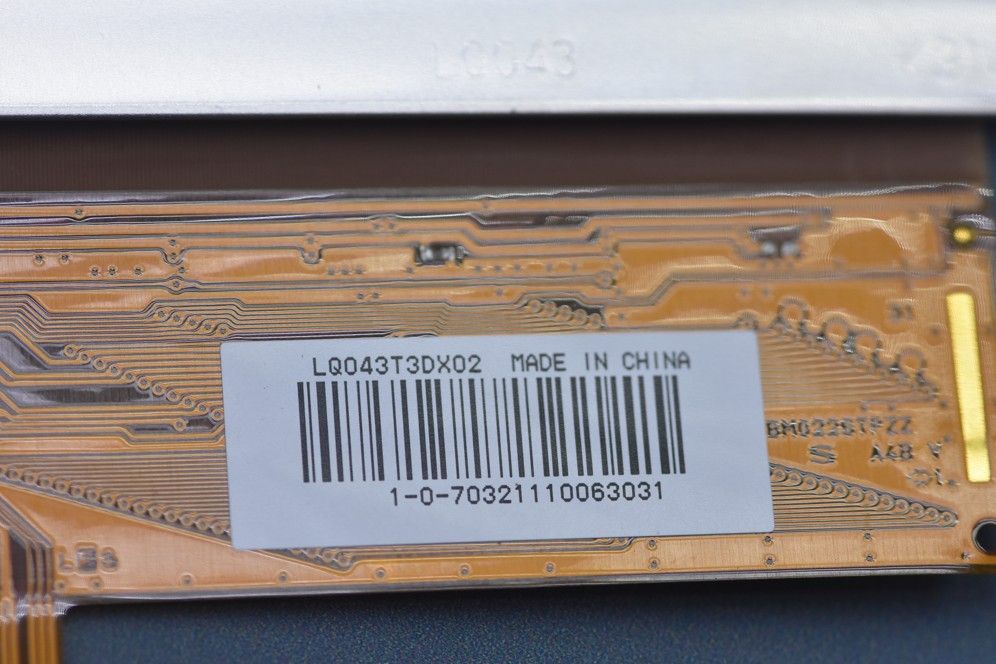 Original LQ043T3DX02 SHAPP Screen 4.3" 480×272 LQ043T3DX02 Display