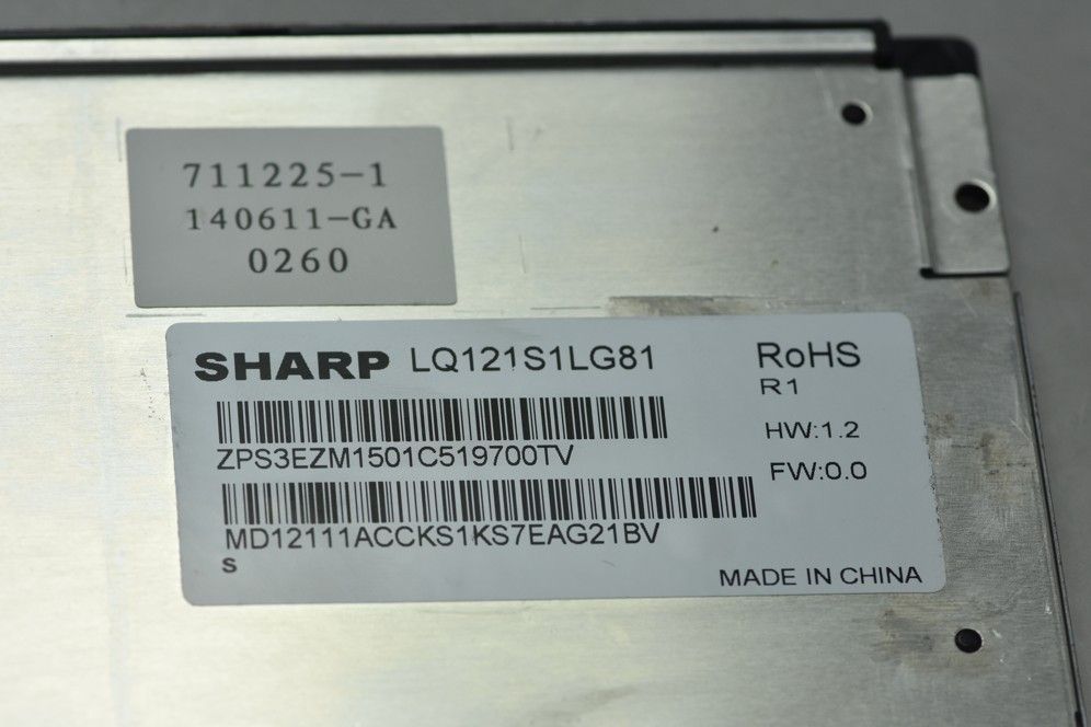 Original LQ121S1LG81 SHARP Screen 12.1"800×600 LQ121S1LG81 Display