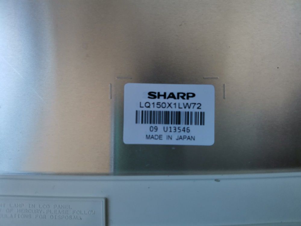 Original LQ150X1LW72 SHARP Screen 15" 1024*768 LQ150X1LW72 Display