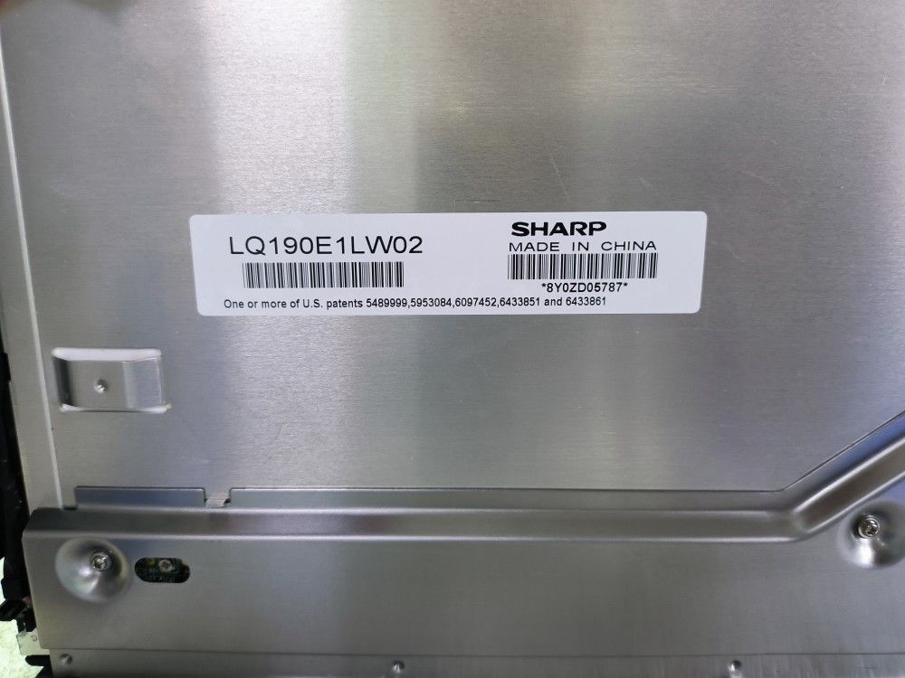 Original LQ190E1LW02 SHARP Screen 19.0" 1280*1024 LQ190E1LW02 Display