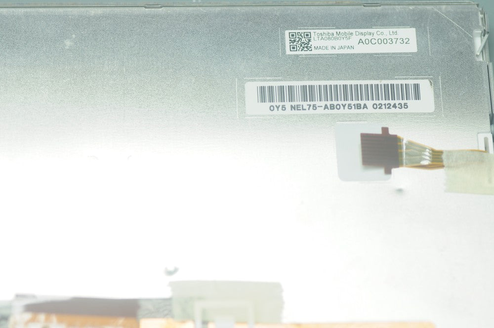 Original LTA080B0Y5F Toshiba Screen 8.0" 800 x480 LTA080B0Y5F Display