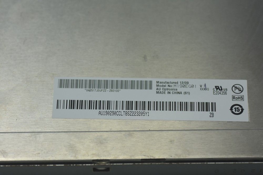 Original M190EG01 V.1 AUO Screen 19" 1280*1024 M190EG01 V.1 Display