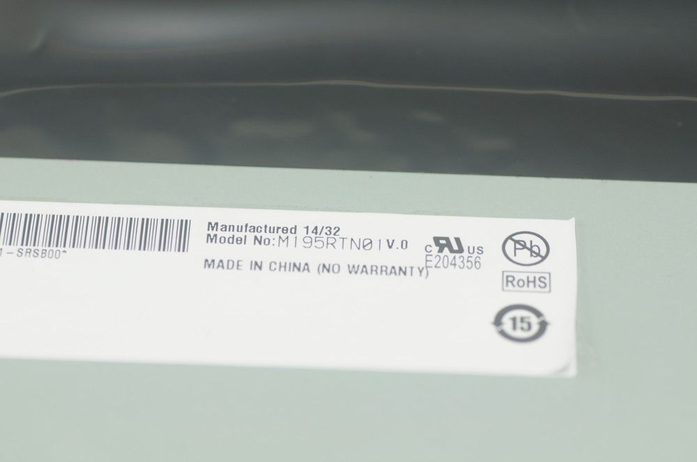 Original M195RTN01.0 AUO Screen 19.5" 1600×900M195RTN01.0 Display