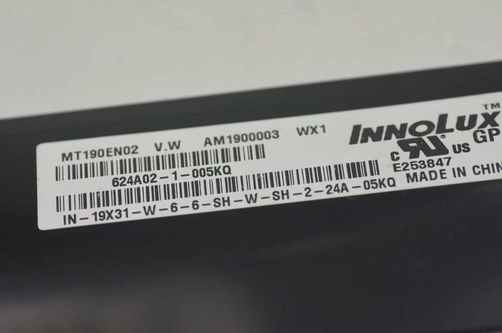 Original MT190EN02 VW Innolux Screen 19" 1280×1024 MT190EN02 VW Display