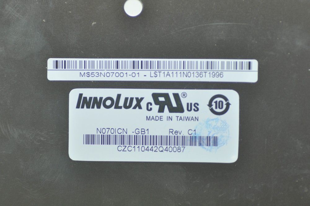 Original N070ICN-GB1 Innolux Screen 7" 1280×800 N070ICN-GB1 Display