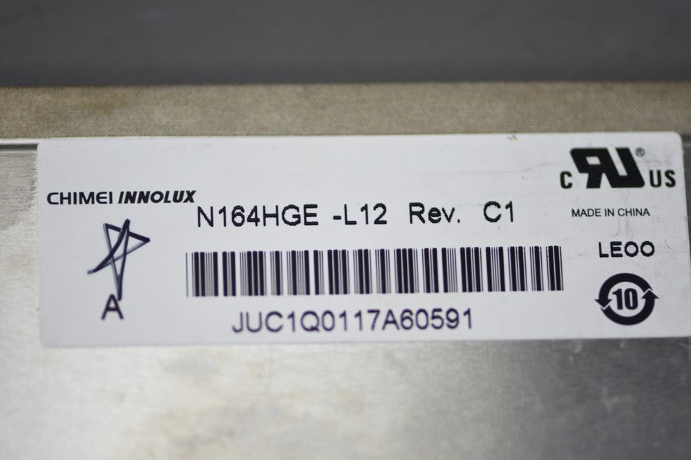 Original N164HGE-L12 Innolux Screen 16.4" 1920×1080 N164HGE-L12 Display