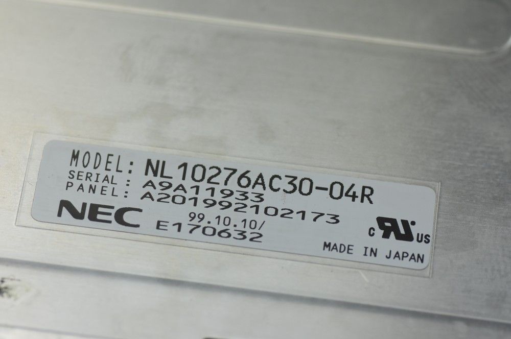Original NL10276AC30-04R NEC Screen15.0" 1024×768 NL10276AC30-04R Display