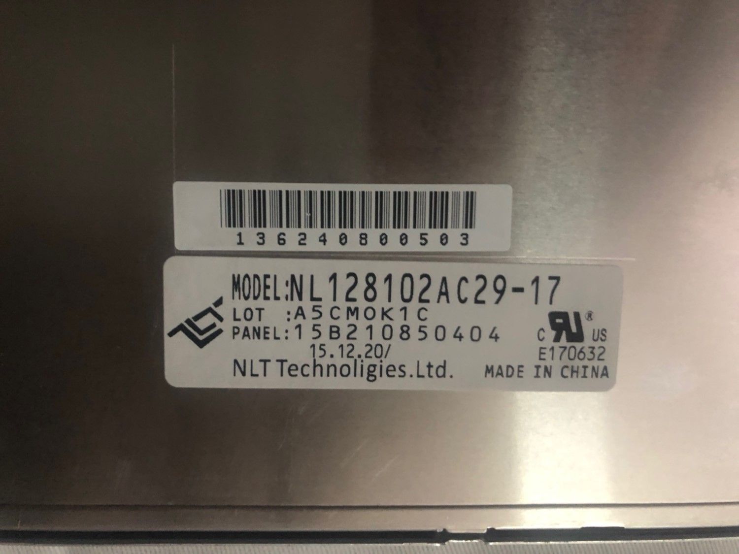 Original NL128102AC29-17 NEC Screen 19" 1280*1024 NL128102AC29-17 Display