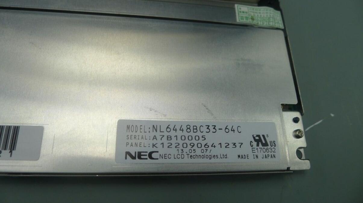Original NL6448BC33-64C NEC Screen 10.4" 640×480 NL6448BC33-64C Display
