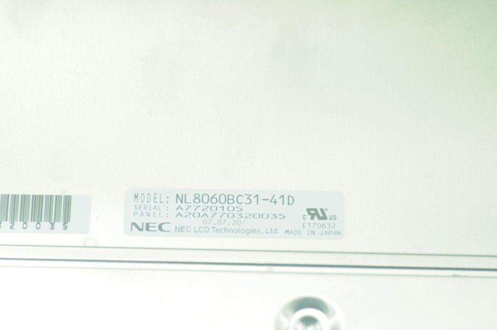 Original NL8060BC31-41D NEC Screen 12.1" 800×600 NL8060BC31-41D Display