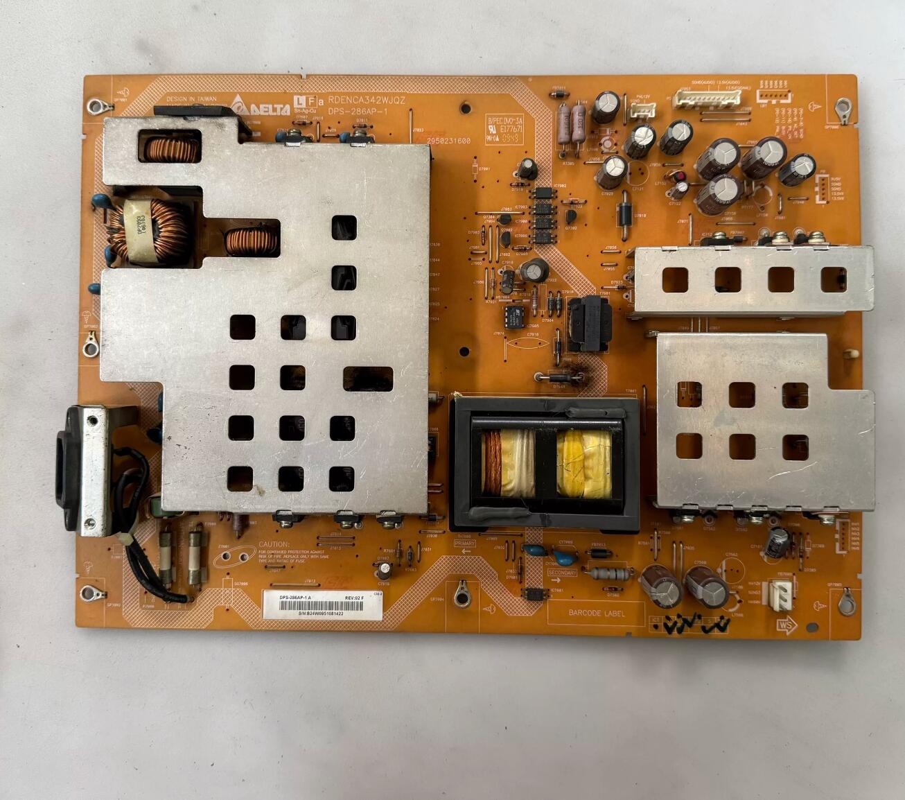 Original RDENCA342WJQZ Sharp DPS-286AP-1 Power Board
