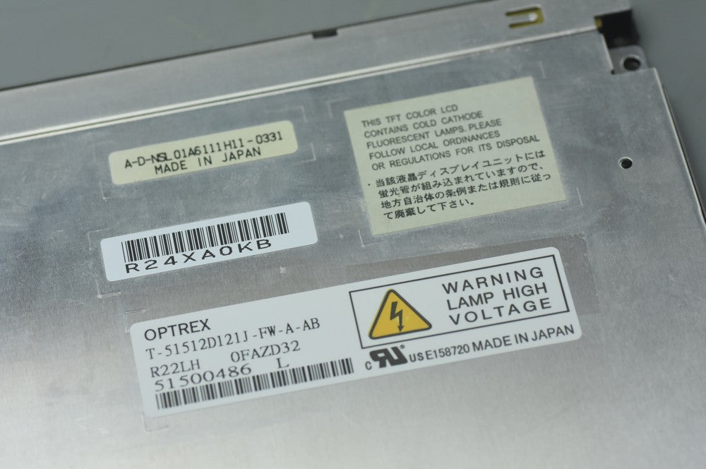 Original T-51512D121J-FW-A-AB CPT Screen 12.1" 800*600 T-51512D121J-FW-A-AB Display