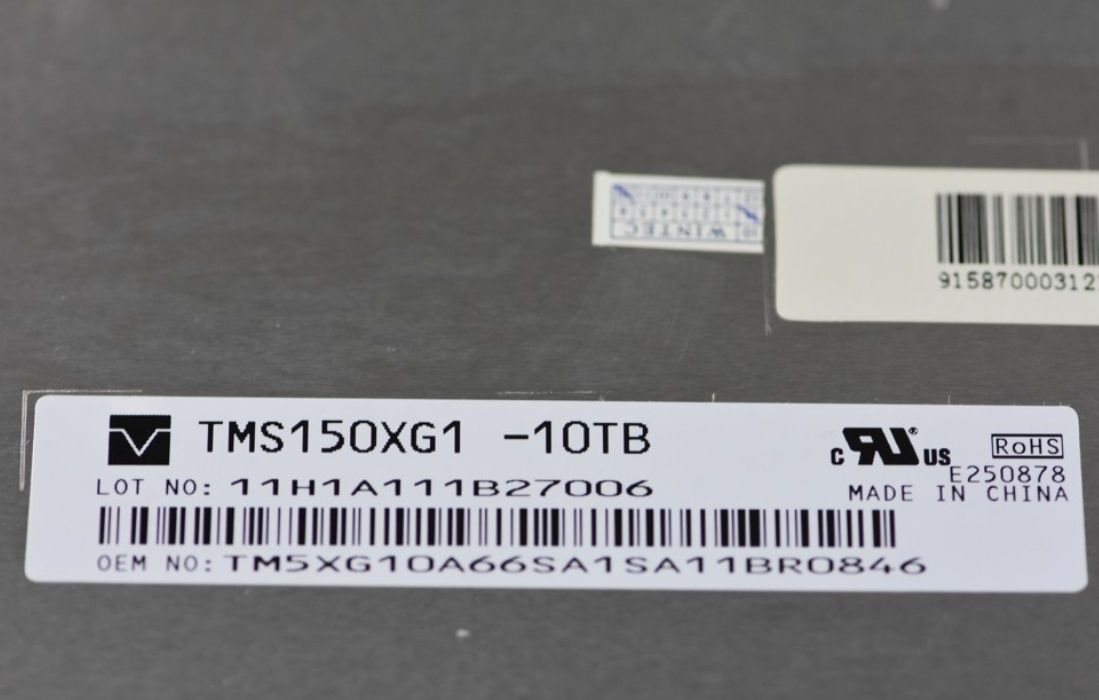 Original TMS150XG1-10TB TIANMA Screen 15" 1024*768 TMS150XG1-10TB Display