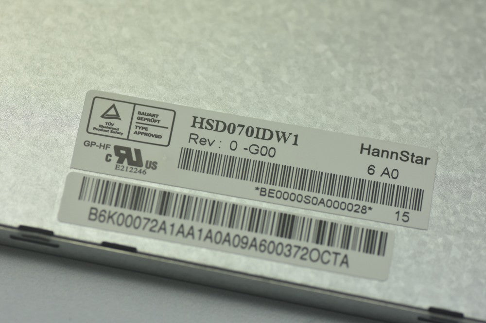 Original HSD070IDW1-G00 HannStar Screen 7.0" 800*480 HSD070IDW1-G00 Display