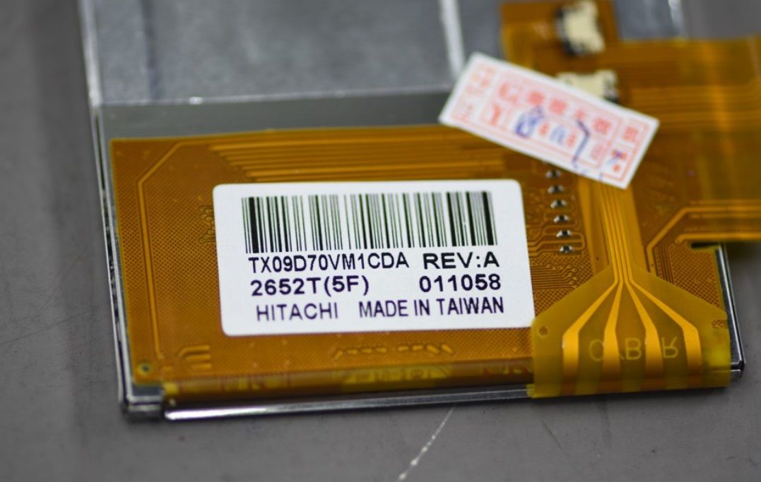 Original TX09D70VM1CDA Hitachi Screen 3.5" 240×320 TX09D70VM1CDA Display
