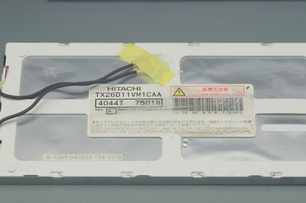 Original TX26D11VM1CAA HITACHI Screen 10.4"640×480 TX26D11VM1CAA Display