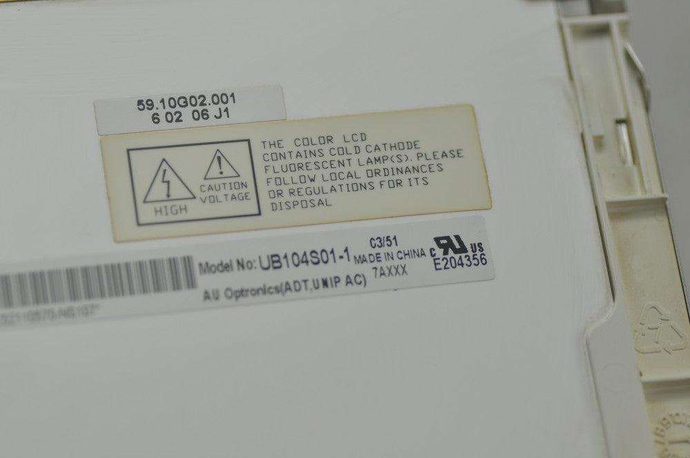 Original UB104S01 AUO Screen 10.4" 800×600 UB104S01 Display
