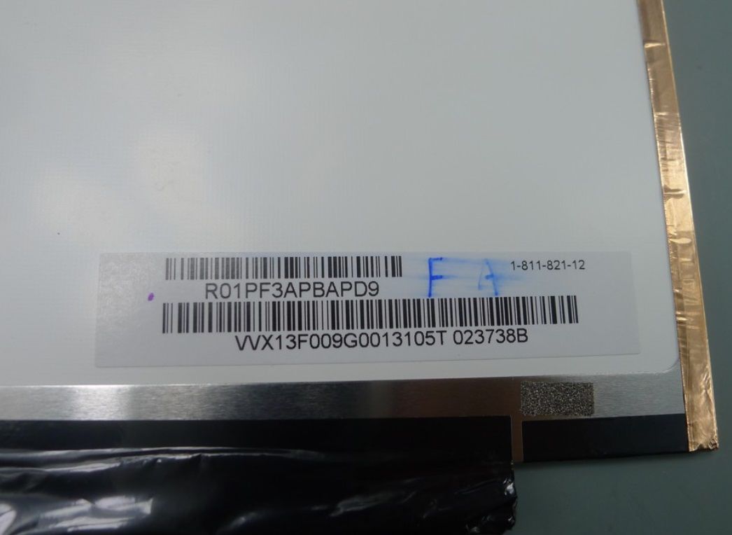 Original VVX13F009G00 Panasonic Screen 13.3" 1920×1080 VVX13F009G00 Display